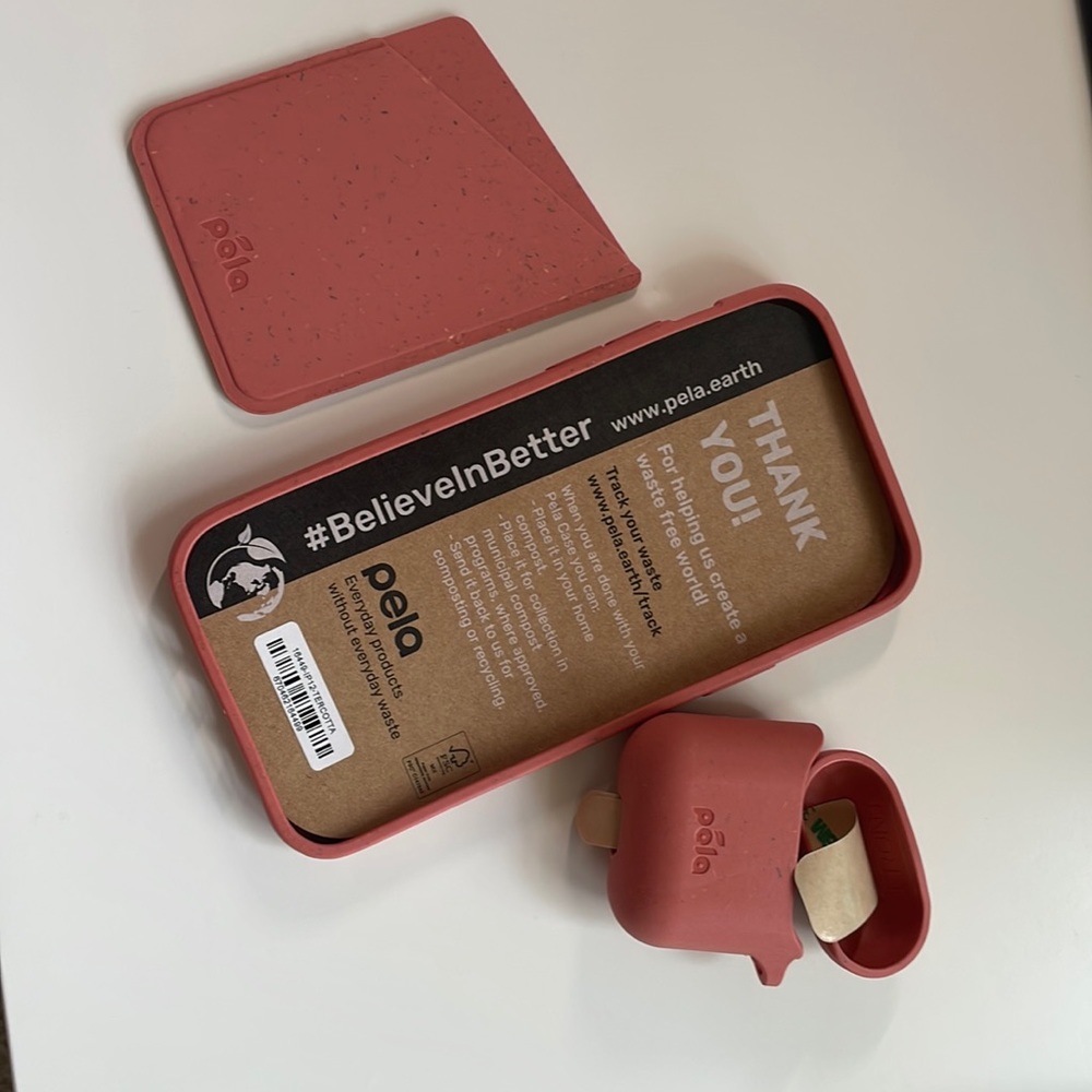 Pela iPhone 12 case AirPods case color terracotta